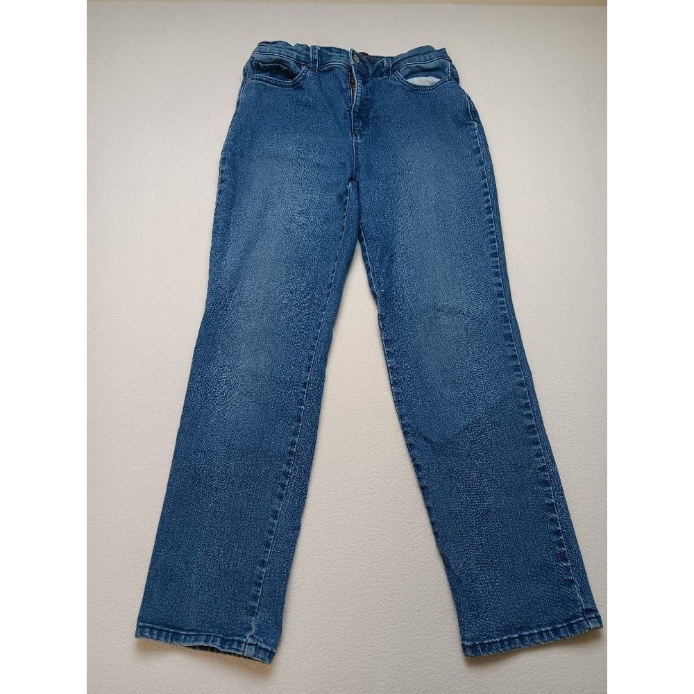 Gloria Vanderbilt Amanda Jeans Womens Size 10S Short Straight Leg Medium Wash